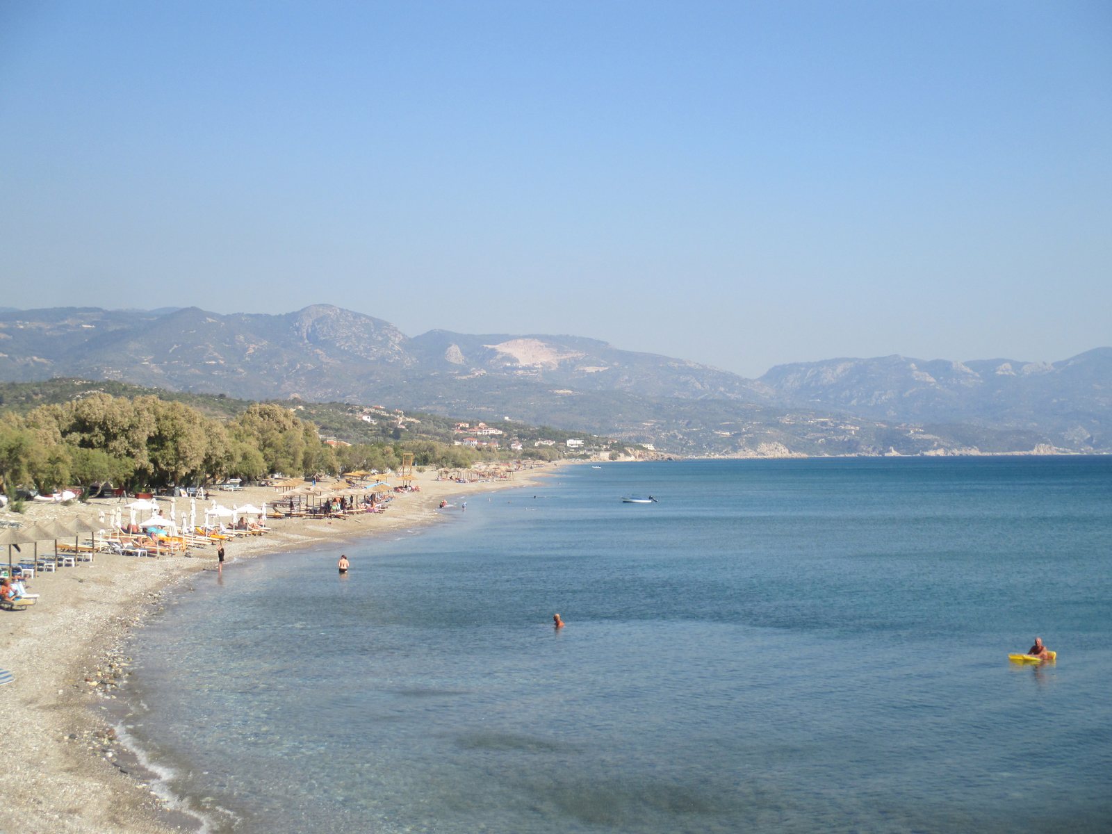 Kampos Votsalakia-stranden på Samos